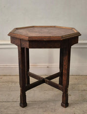 Smoking_Table_by_Nordiska_Kompaniet,_Solid_Oak_and_Hammered_Copper_Side_Table,_Sweden,_1913