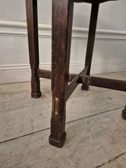 Smoking_Table_by_Nordiska_Kompaniet,_Solid_Oak_and_Hammered_Copper_Side_Table,_Sweden,_1913