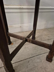 Smoking_Table_by_Nordiska_Kompaniet,_Solid_Oak_and_Hammered_Copper_Side_Table,_Sweden,_1913