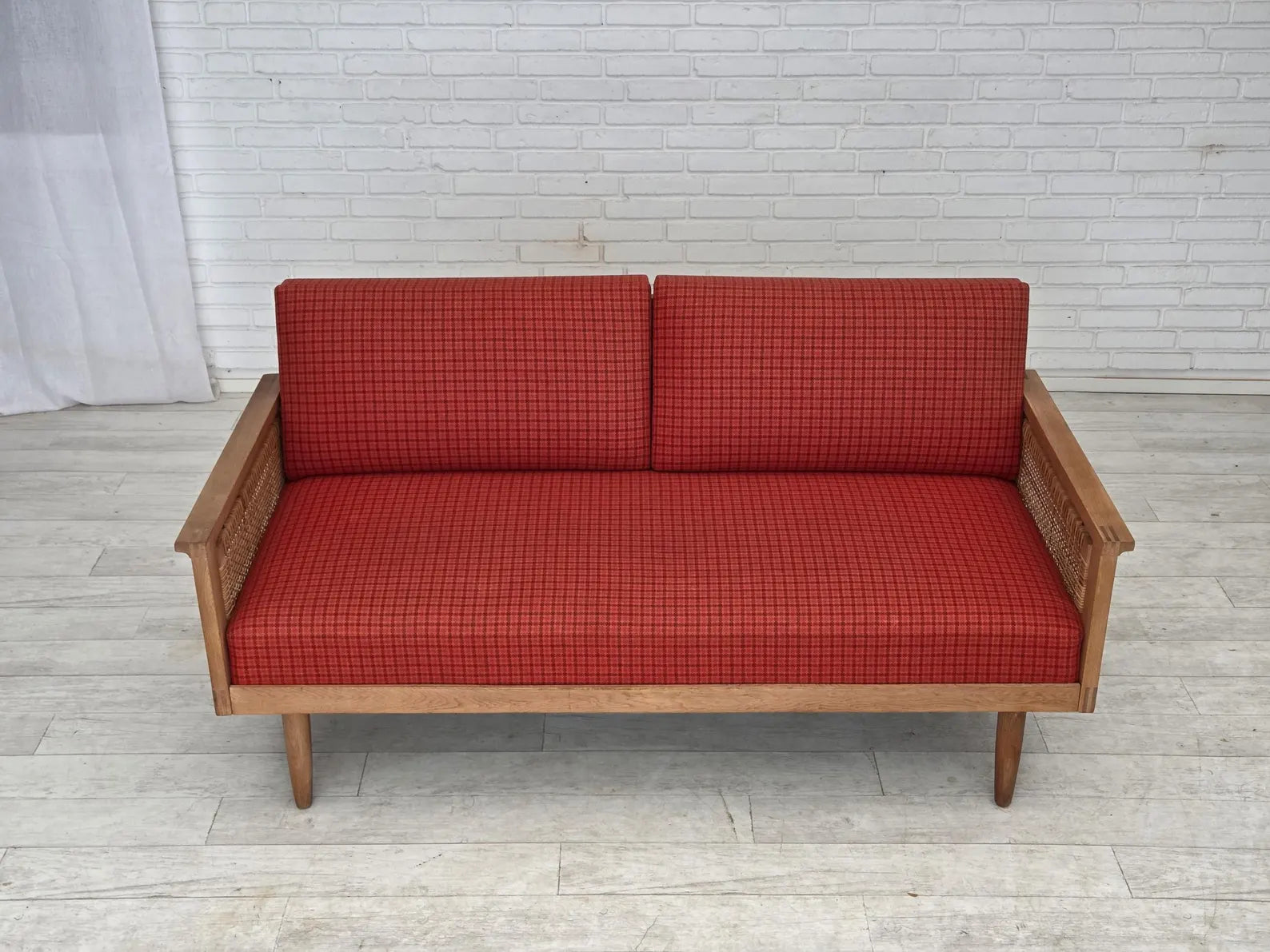 Sofa-Bed_by_Illum_Wikkelsø,_Oak_&_Wool,_1970s_Denmark