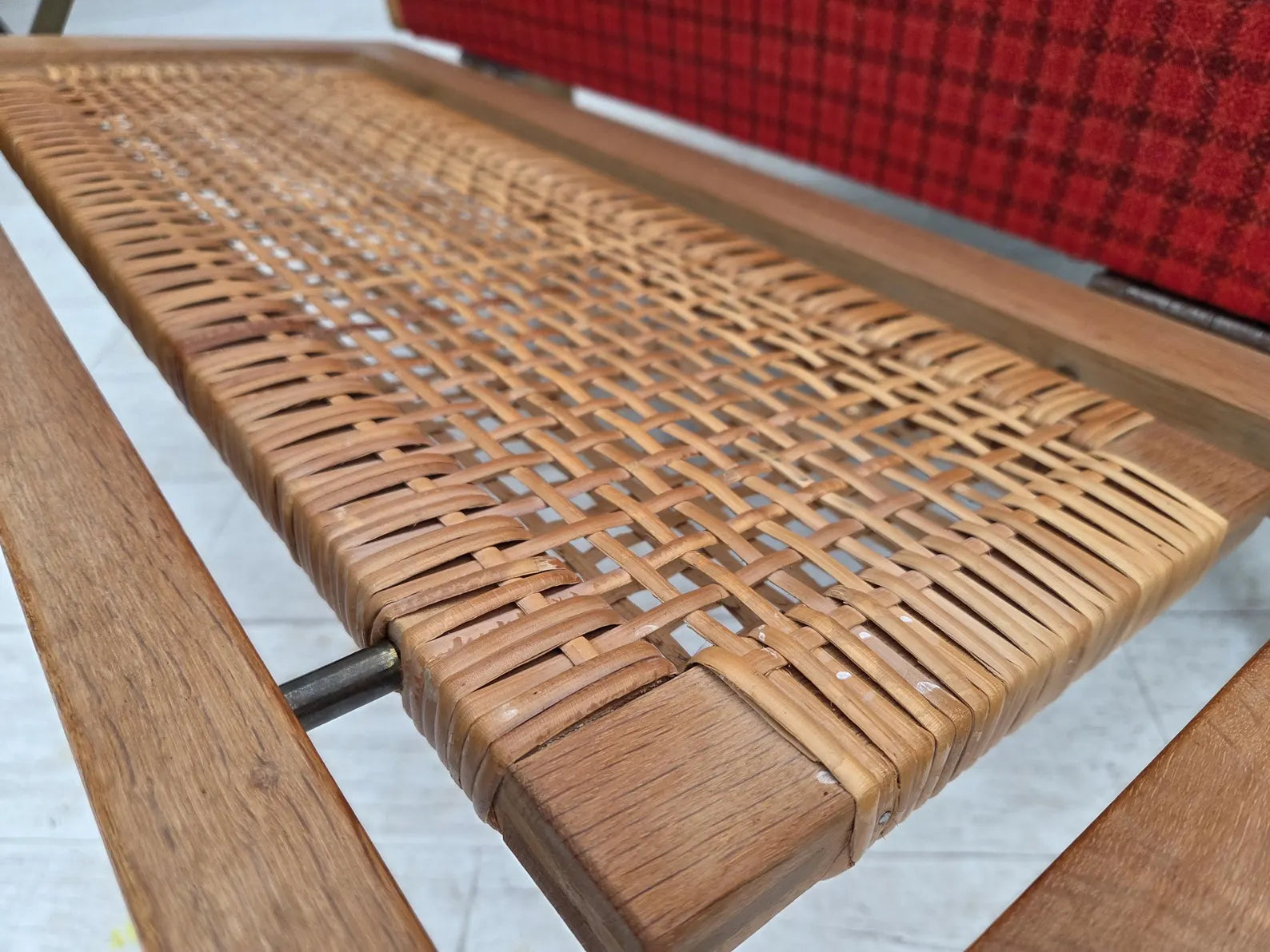 Sofa-Bed_by_Illum_Wikkelsø,_Oak_&_Wool,_1970s_Denmark