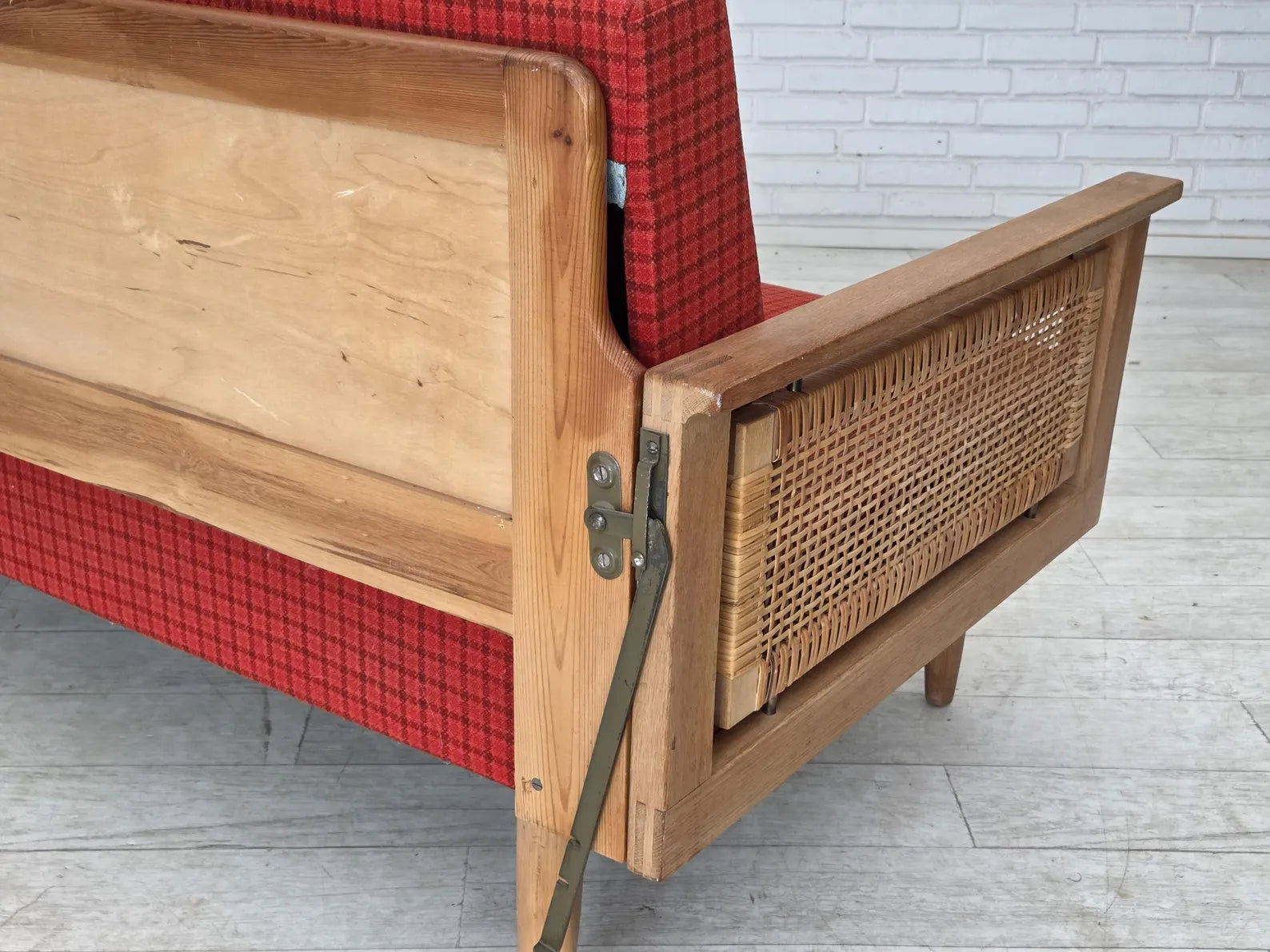 Sofa-Bed_by_Illum_Wikkelsø,_Oak_&_Wool,_1970s_Denmark
