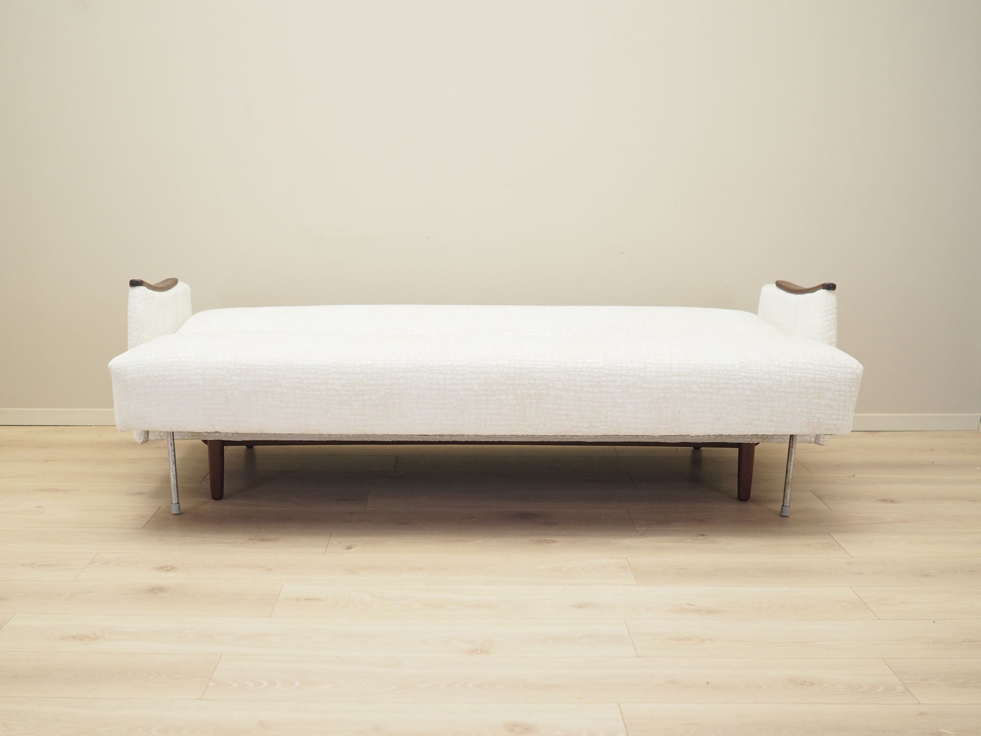 Danish_Mid-Century_Sofa_Bed_with_Teak_Details_from_1970s,_Denmark