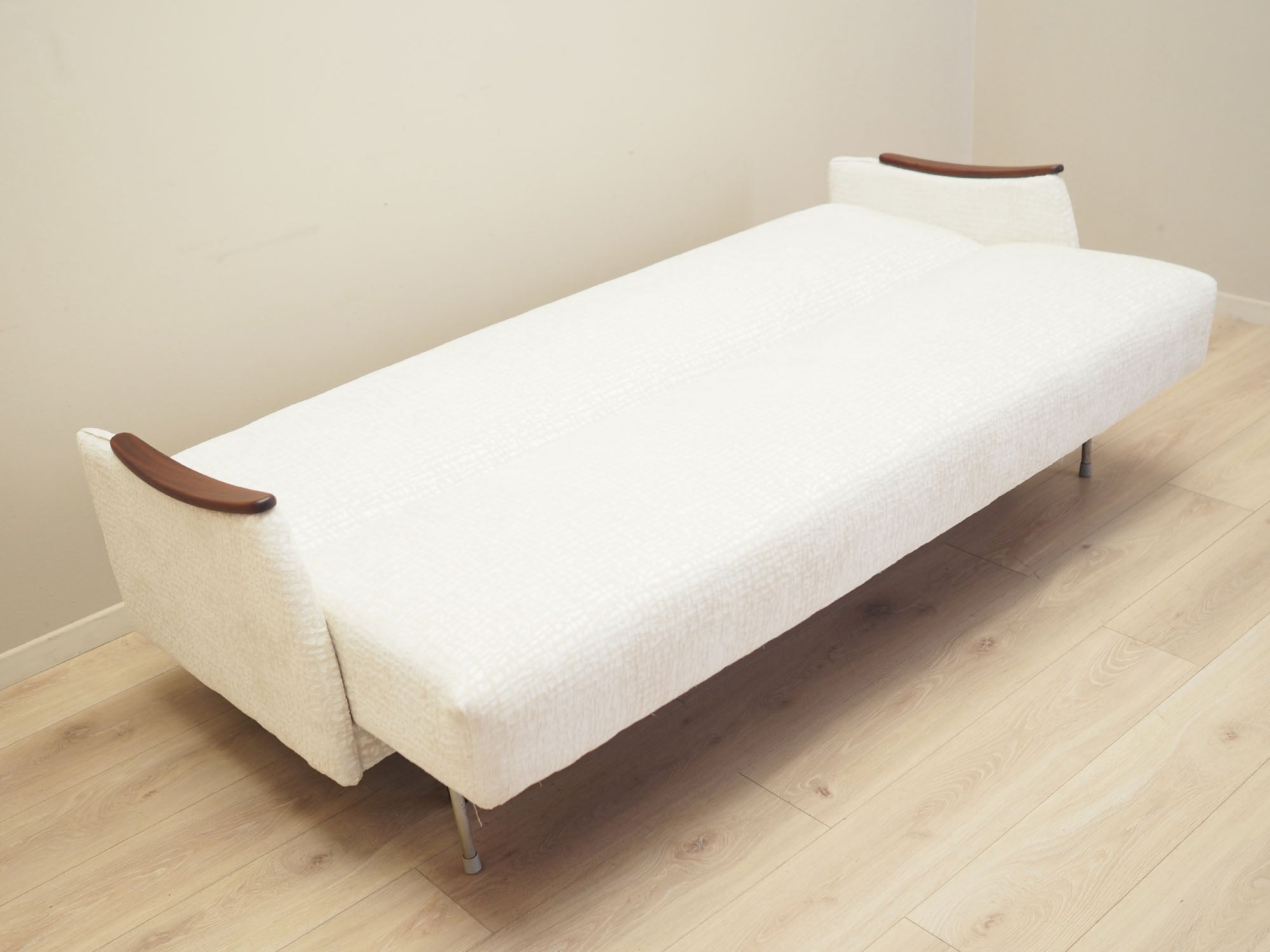 Danish_Mid-Century_Sofa_Bed_with_Teak_Details_from_1970s,_Denmark