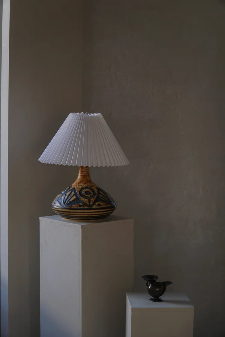 Søholm_Model_3073_Stoneware_Table_Lamp,_Danish_Mid_Century_Modern_Ceramic_Lighting,_1960s