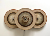 Rare_triple_wall_lamp_by_Noomi_Backhausen_&_Poul_Brandborg_for_Søholm_Stentøj,_Denmark,_1970s
