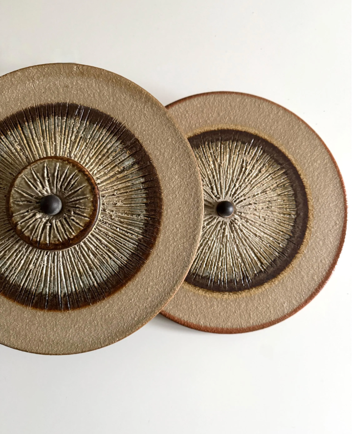 Rare_triple_wall_lamp_by_Noomi_Backhausen_&_Poul_Brandborg_for_Søholm_Stentøj,_Denmark,_1970s