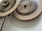Rare_triple_wall_lamp_by_Noomi_Backhausen_&_Poul_Brandborg_for_Søholm_Stentøj,_Denmark,_1970s