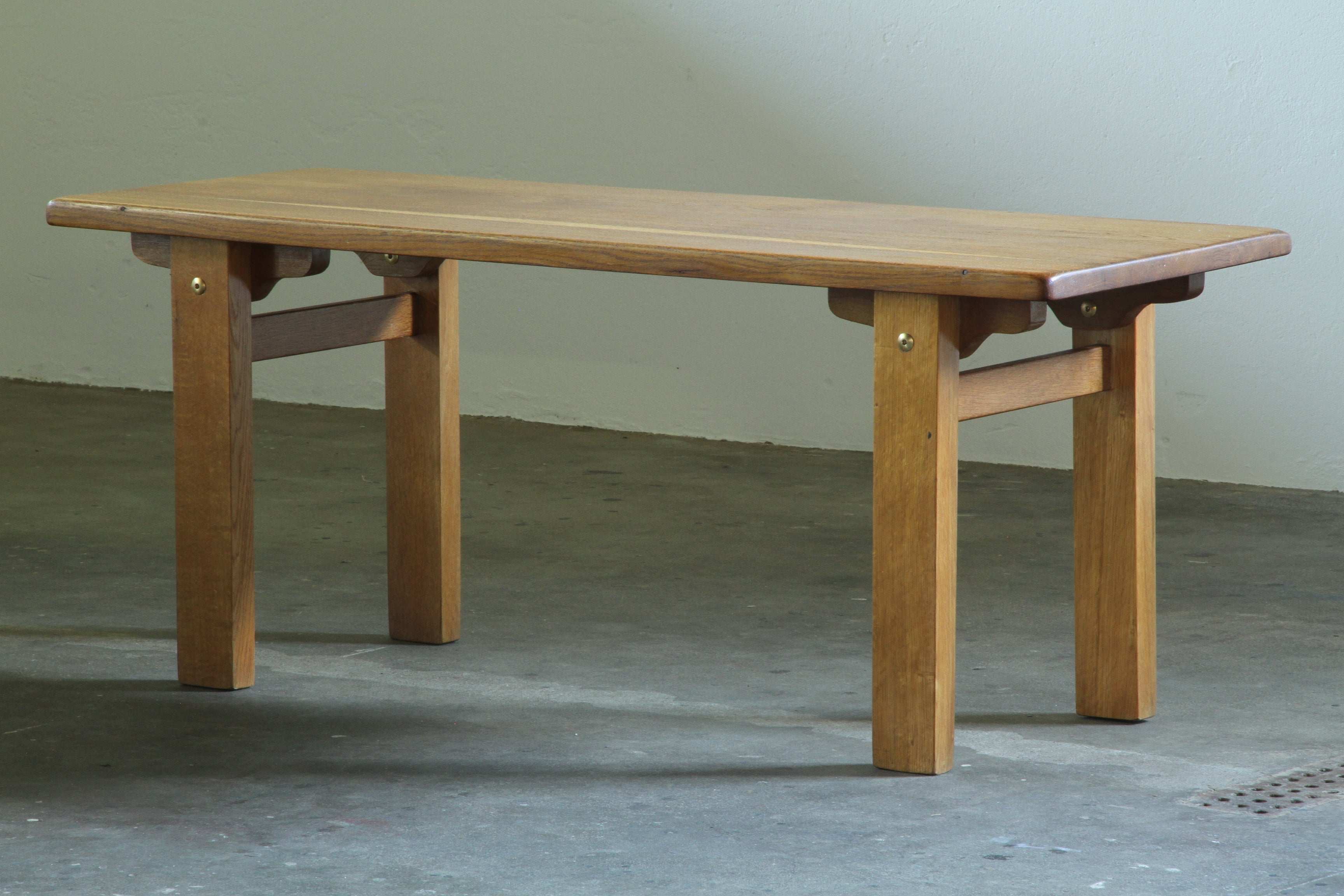 Handcrafted_Solid_Oak_Coffee_Table_by_Unknown_Carpenter,_1960s-1970s
