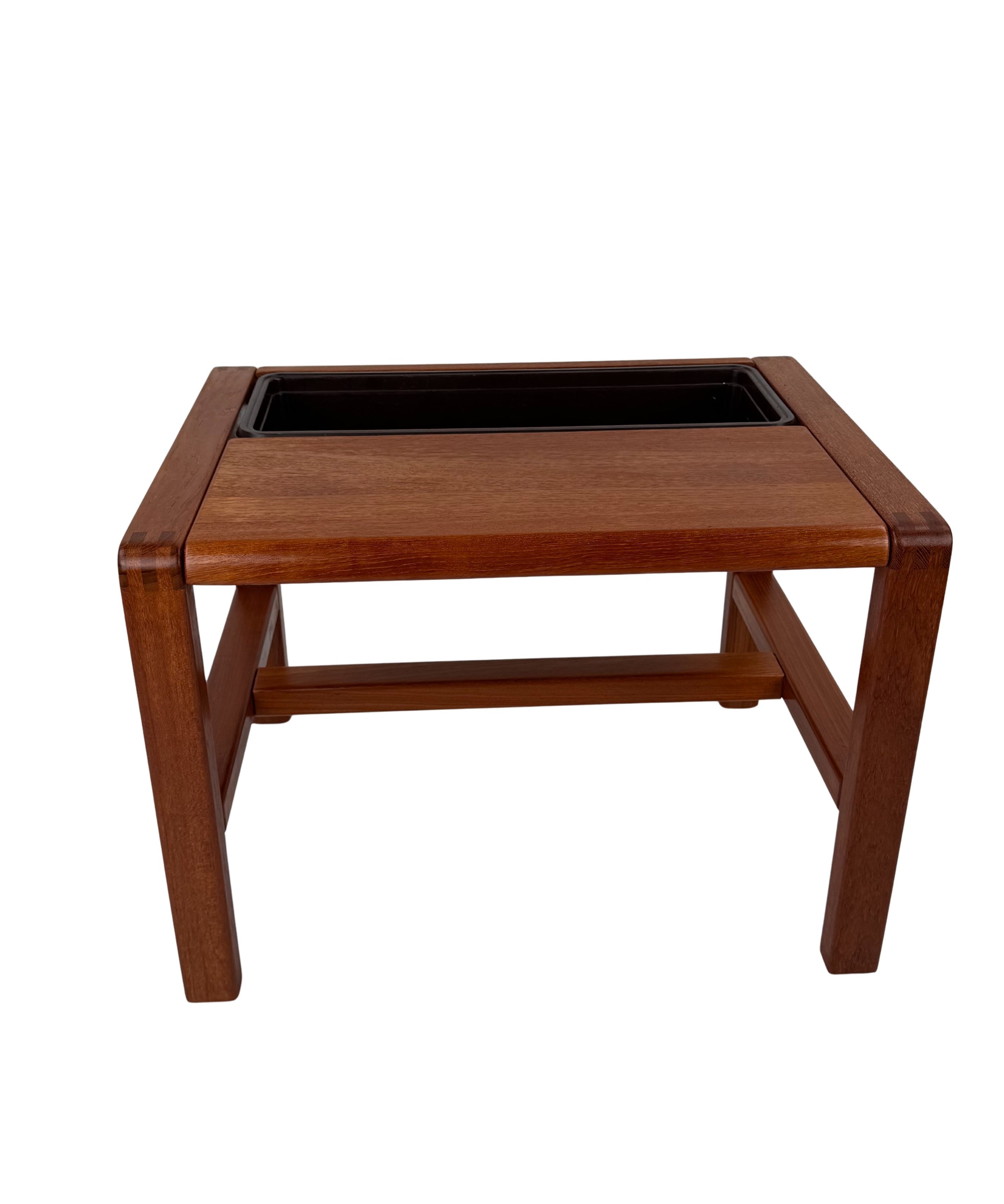 Solid_Teak_Side_Table_with_Planter_by_Salling_Stolefabrik