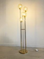 Sölken_Leuchten_Brass_Floor_Lamp_1970s