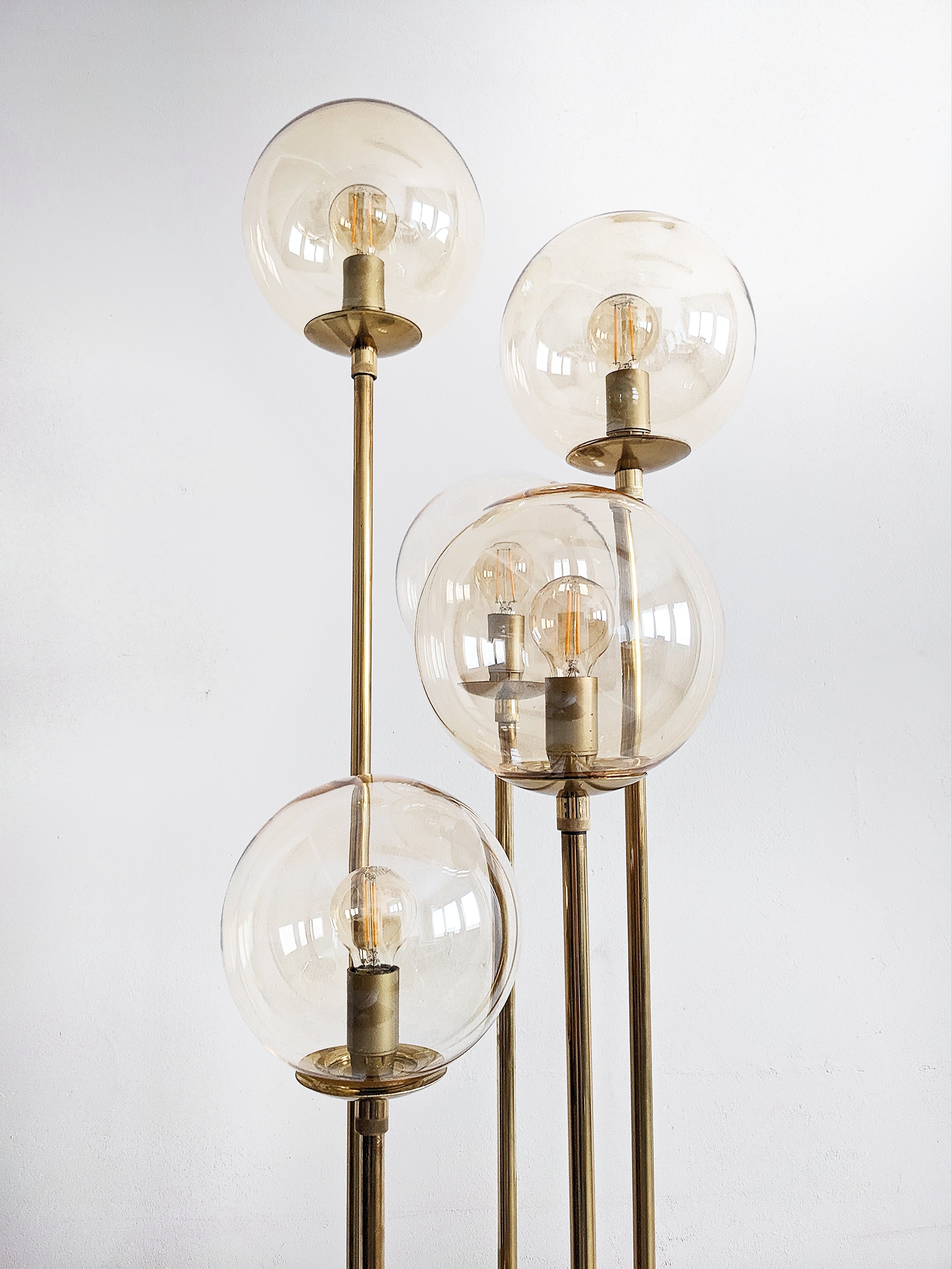 Sölken_Leuchten_Brass_Floor_Lamp_1970s