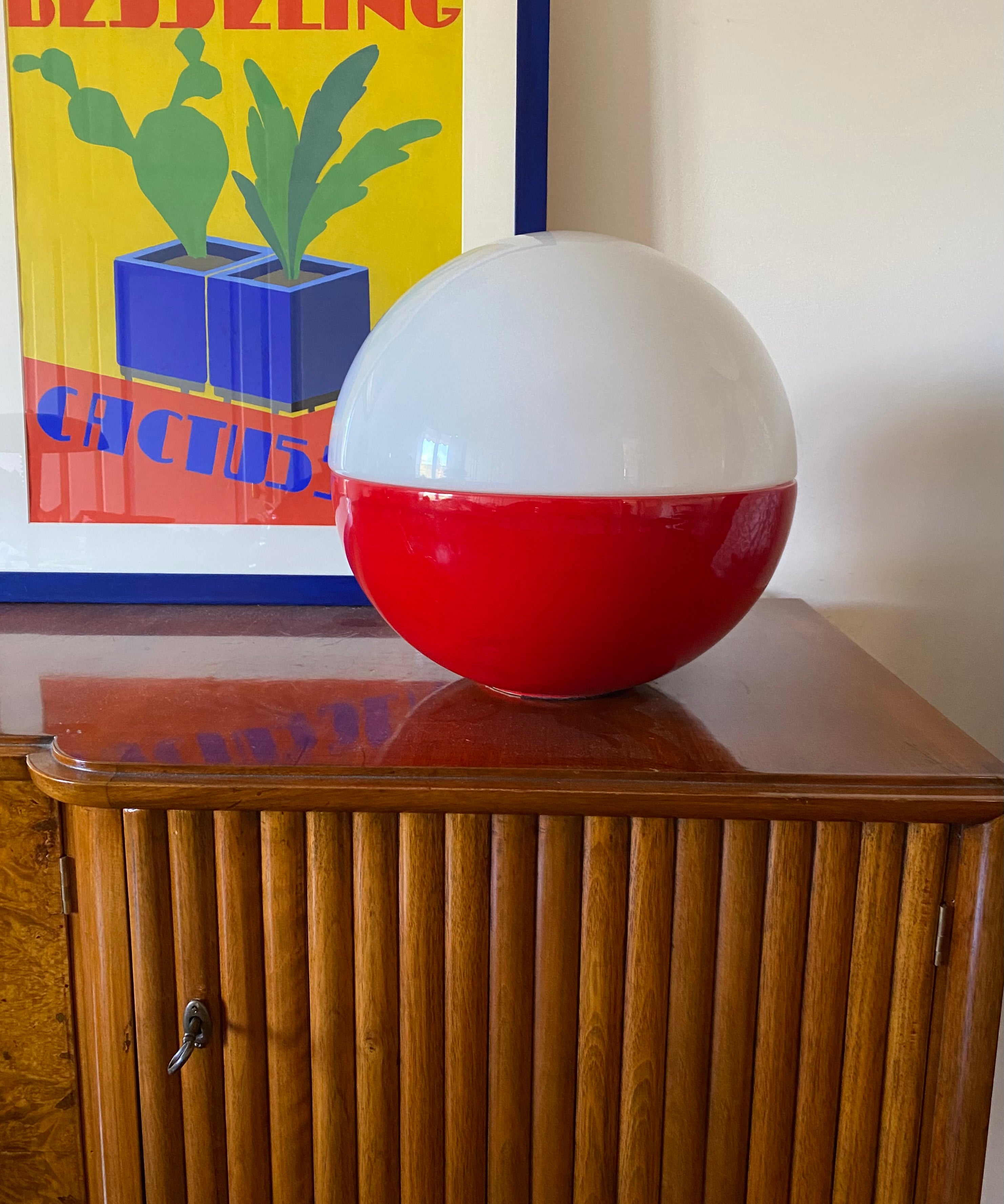 Space_Age_Ceramic_and_Opaline_Glass_Table_Lamp_by_Alvino_Bagni,_Italy_1970s