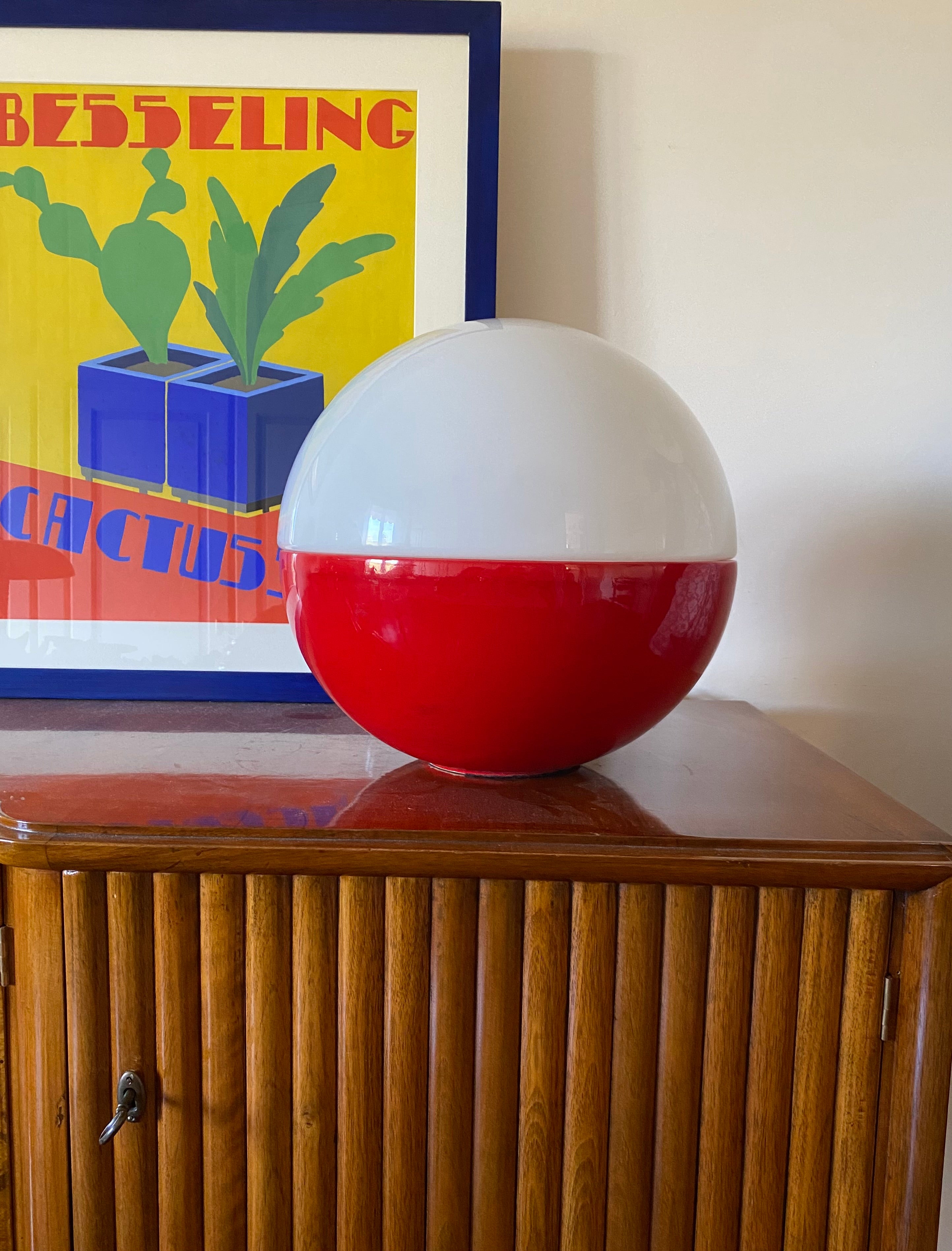 Space_Age_Ceramic_and_Opaline_Glass_Table_Lamp_by_Alvino_Bagni,_Italy_1970s