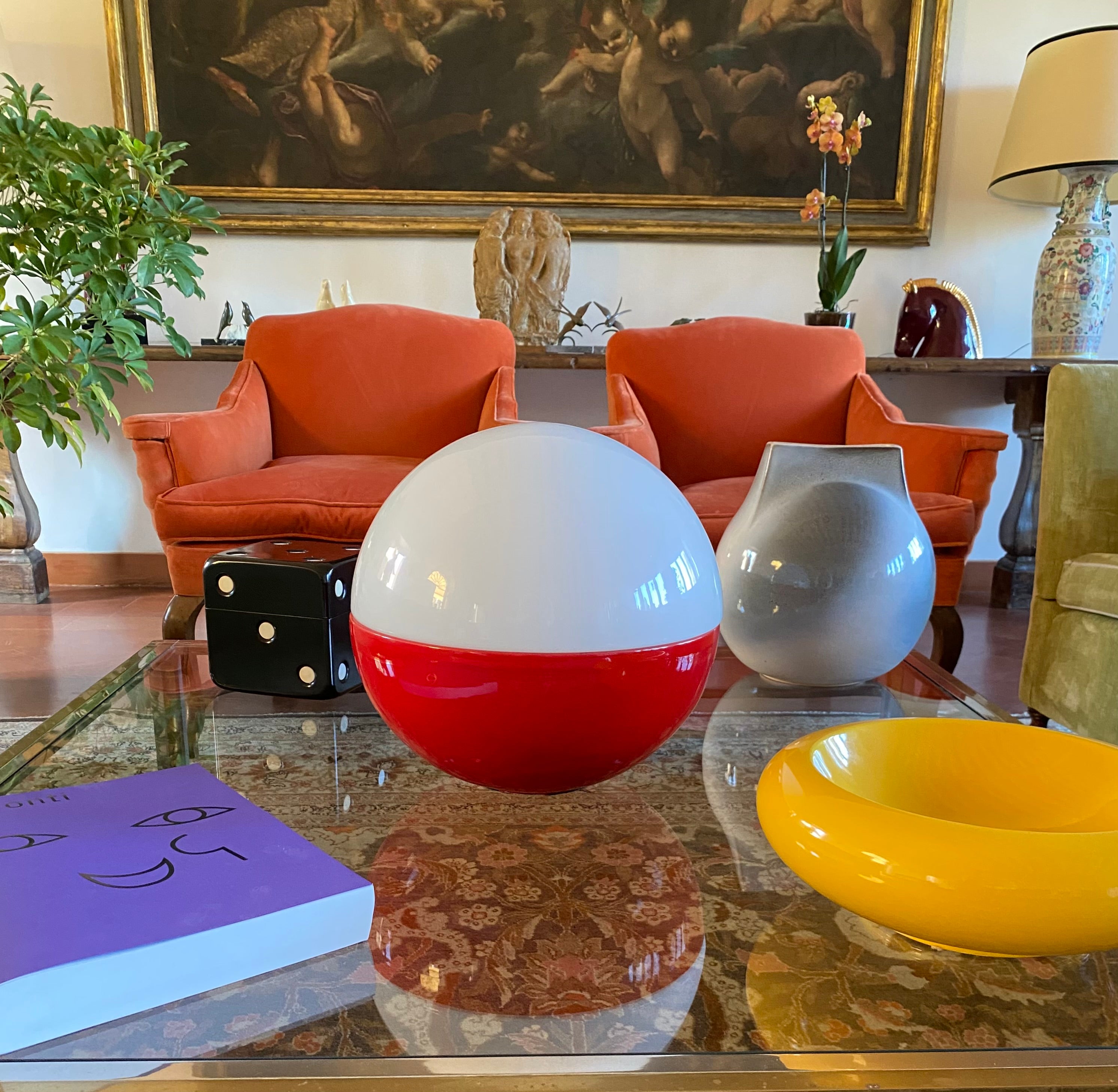 Space_Age_Ceramic_and_Opaline_Glass_Table_Lamp_by_Alvino_Bagni,_Italy_1970s