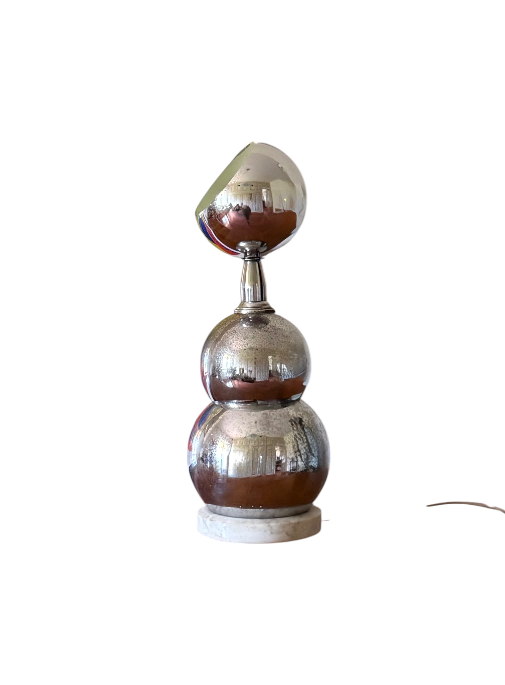 Space_Age_Chrome_Sphere_Lamp_with_Marble_Base,_France_1970s