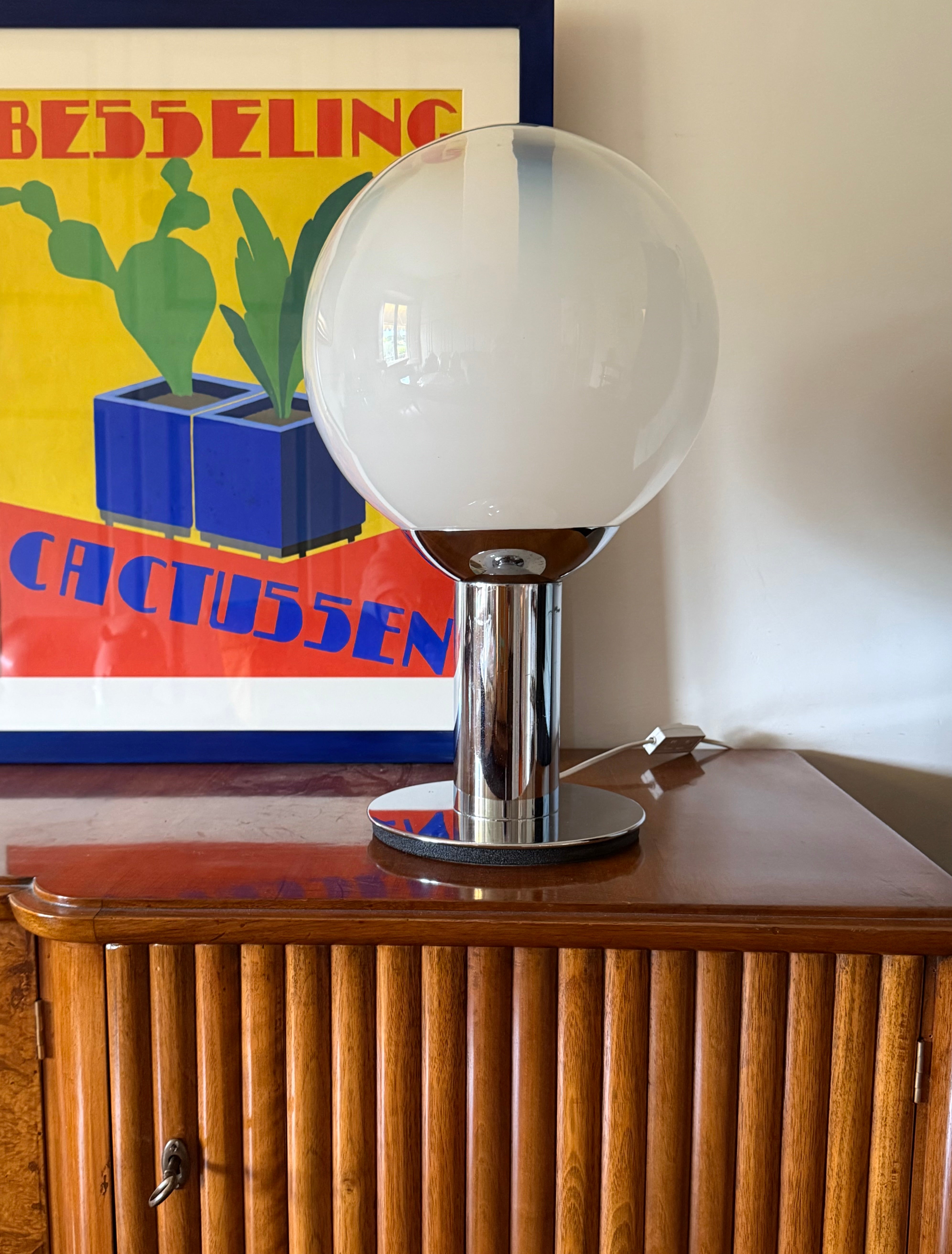 Space_Age_Chrome_and_Glass_Table_Floor_Lamp,_France_1970s