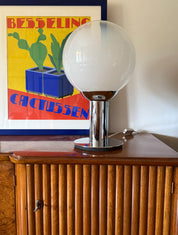 Space_Age_Chrome_and_Glass_Table_Floor_Lamp,_France_1970s