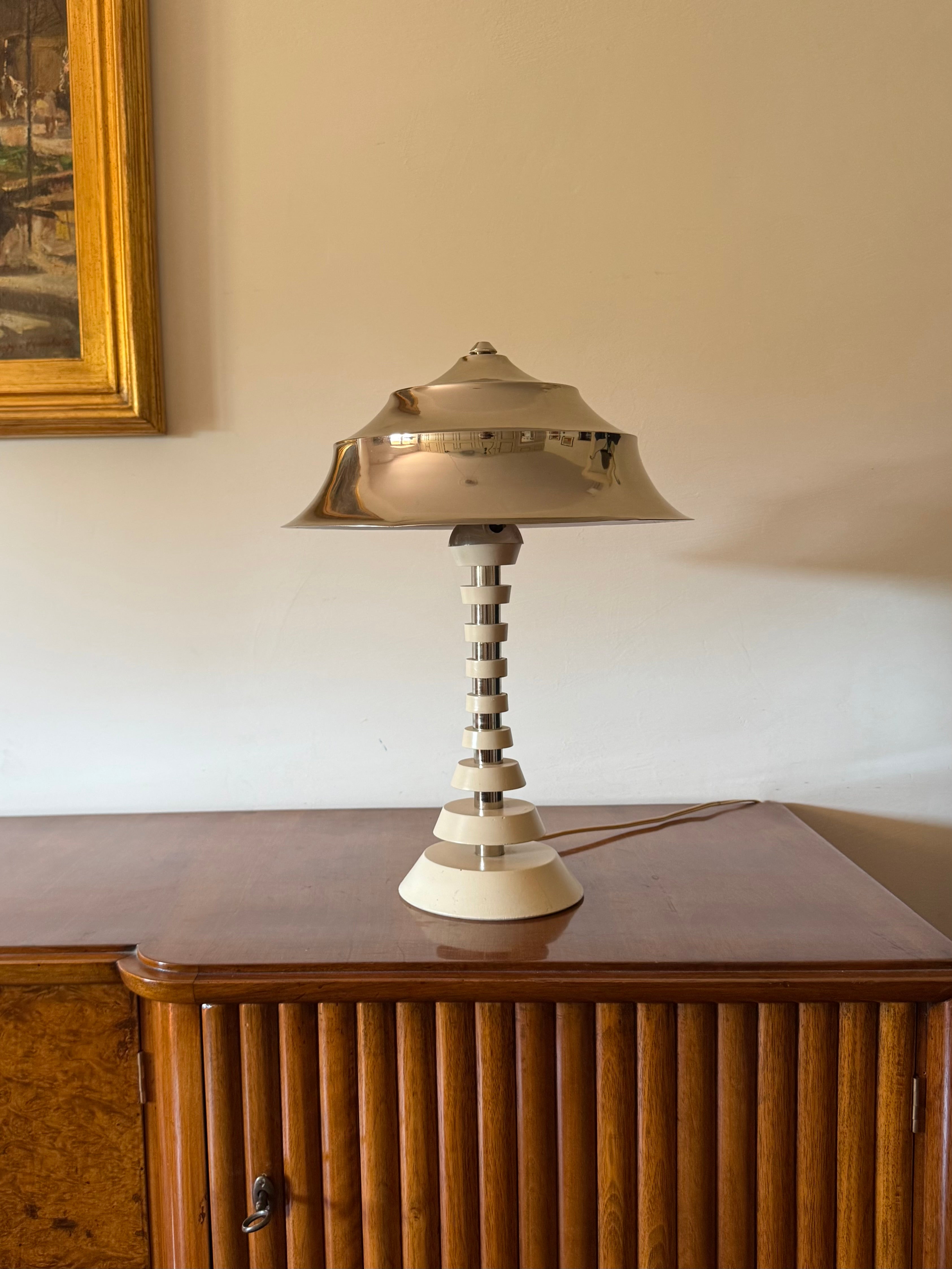 French_Space_Age_Table_Lamp_in_Chrome-Plated_Metal_and_Wood,_1970s
