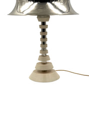 French_Space_Age_Table_Lamp_in_Chrome-Plated_Metal_and_Wood,_1970s