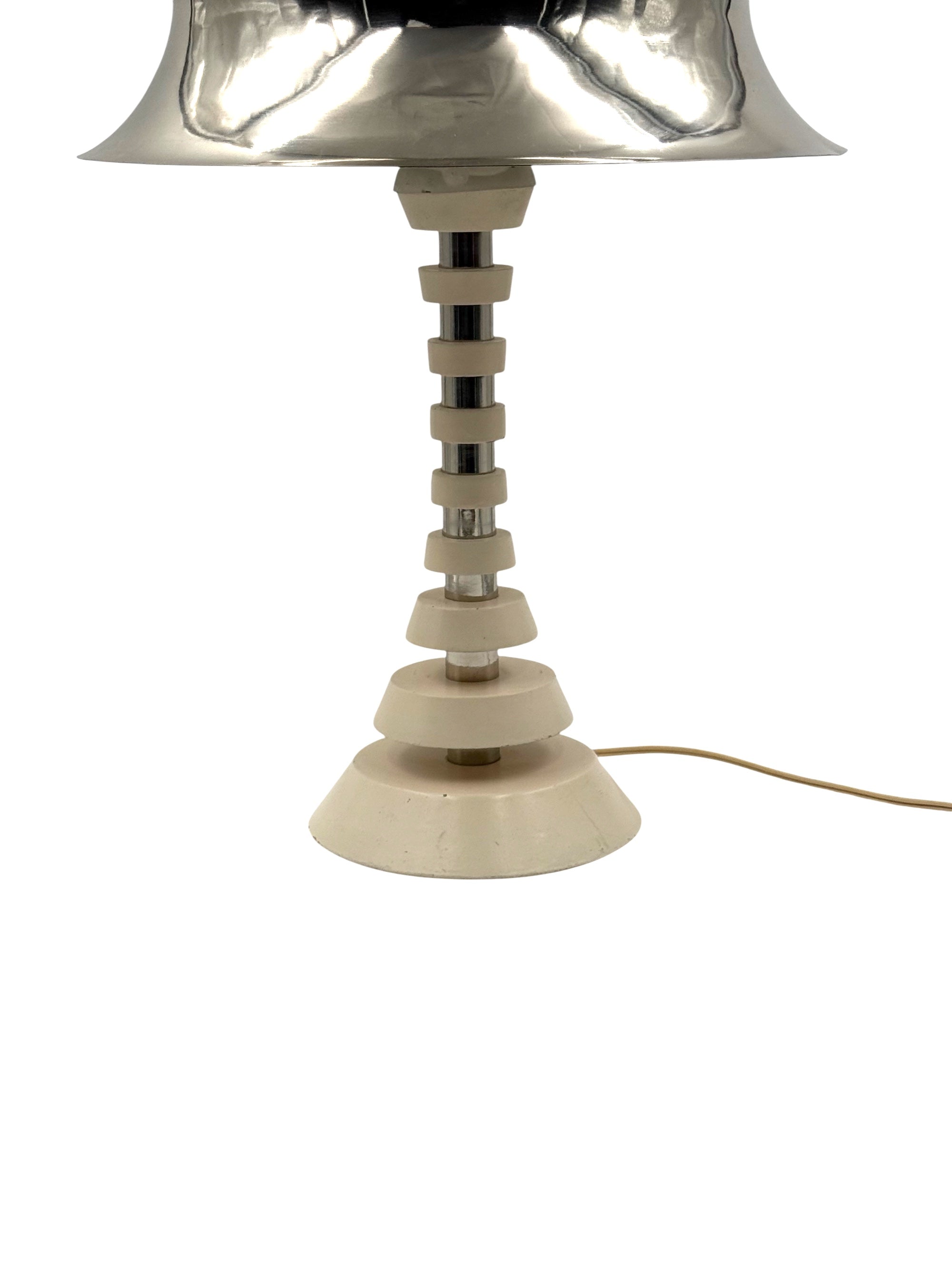 French_Space_Age_Table_Lamp_in_Chrome-Plated_Metal_and_Wood,_1970s
