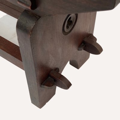 Spanish_Brutalist_Neo_Gothic_Oak_Bench_or_Console_Table,_Mid_Century,_Spain,_1960s