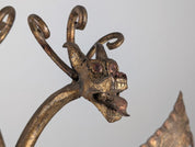 Spanish_Neo-Gothic_Style_Mirror_in_Gilded_Iron_with_Two-Headed_Dragon