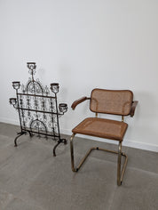 Spanish_Wrought_Iron_Fireplace_Screen_Candelabra,_Arts_and_Crafts,_1880s