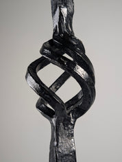 Spanish_Wrought_Iron_Drinks_Table_with_Hammered_Scalloped_Top_and_Tripod_Base,_1950s