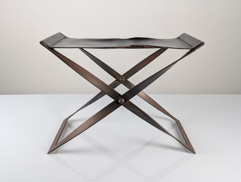 Steel_and_Leather_Folding_Stool,_Denmark,_1960s