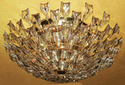 Stilkronen_Crystal_Glass_Chandelier_on_Gilt_Brass_Frame,_Italy_1970s
