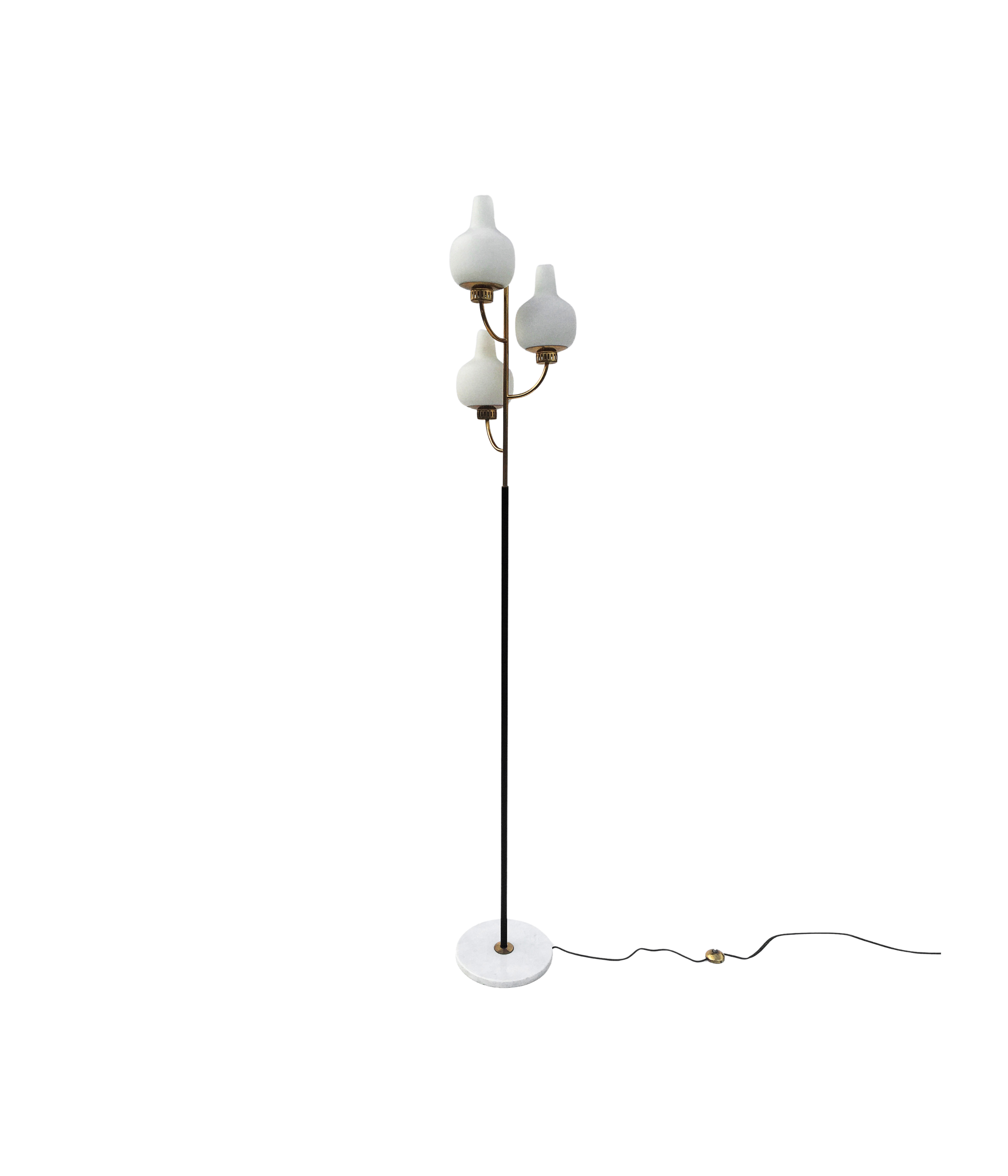 Stilnovo_Three-Arm_Floor_Lamp_with_Marble_Base,_Italy_1950s