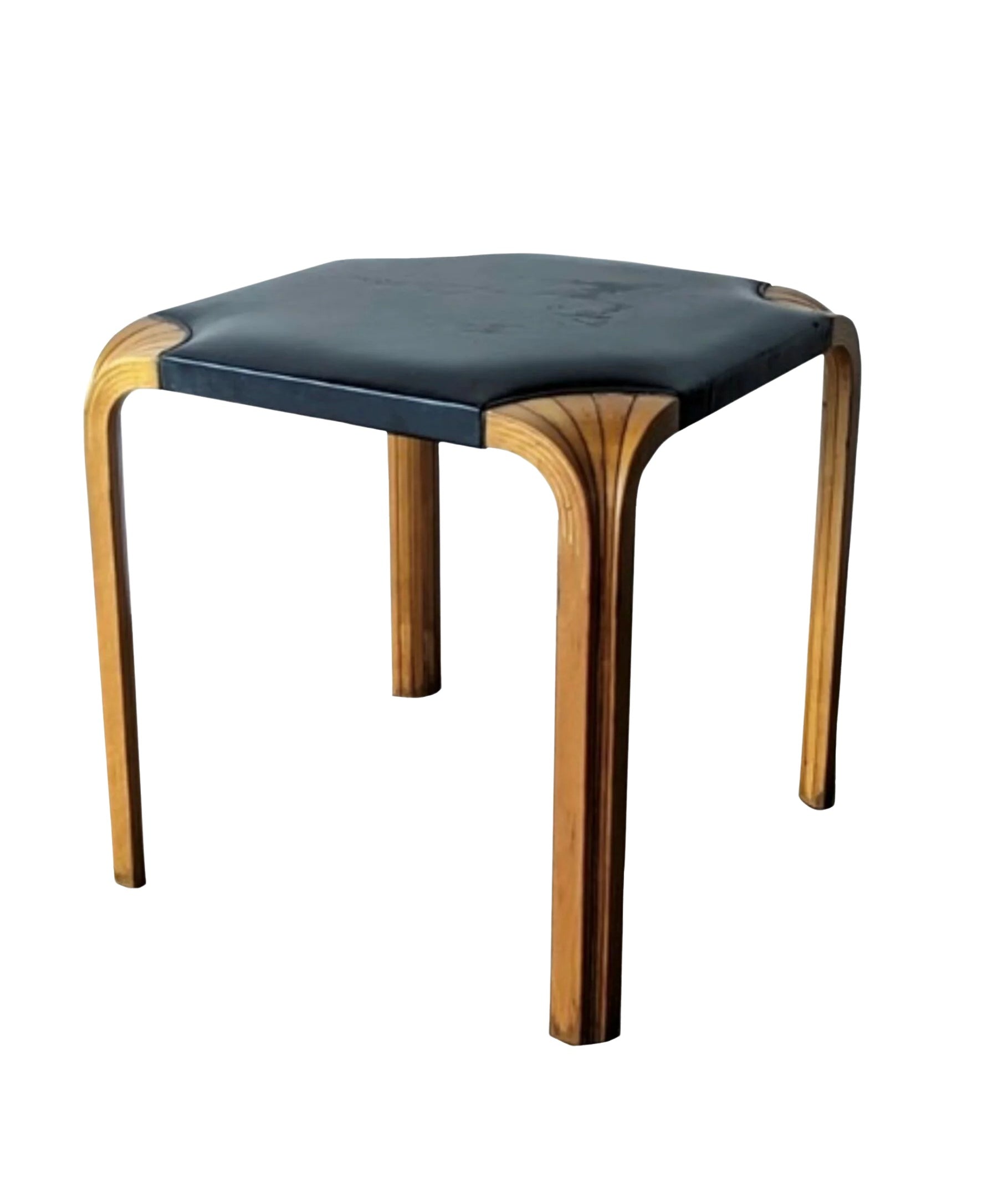Stool_S601_Alvar_Aalto_Bentwood_Leather_1950s_Finland