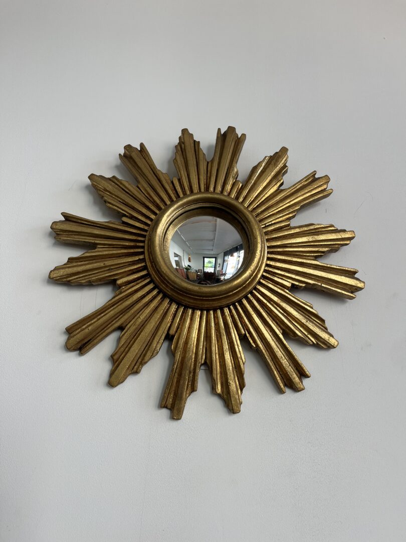 Mid-Century_Convex_Sunburst_Mirror,_Gilded_Wood_and_Resin