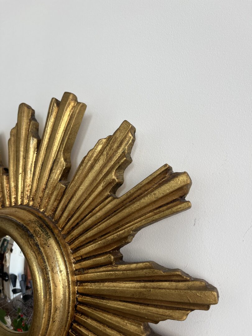 Mid-Century_Convex_Sunburst_Mirror,_Gilded_Wood_and_Resin