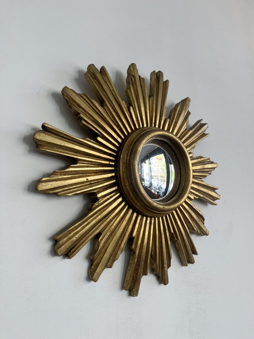 Mid-Century_Convex_Sunburst_Mirror,_Gilded_Wood_and_Resin