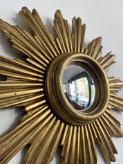 Mid-Century_Convex_Sunburst_Mirror,_Gilded_Wood_and_Resin