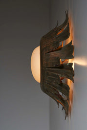 Sunflower_Ceiling_Lamp,_Gilt_Metal_&_Glass,_Italy