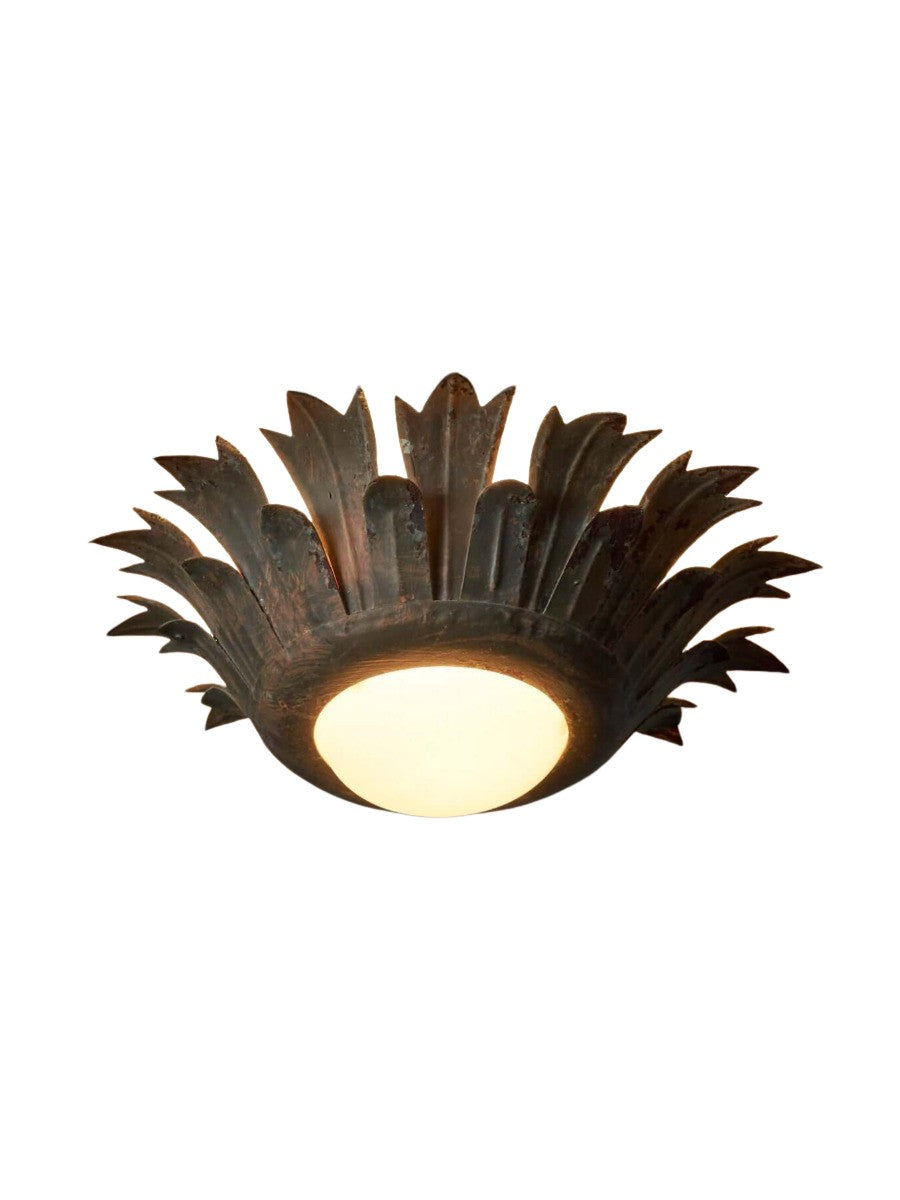 Sunflower_Ceiling_Lamp,_Gilt_Metal_&_Glass,_Italy