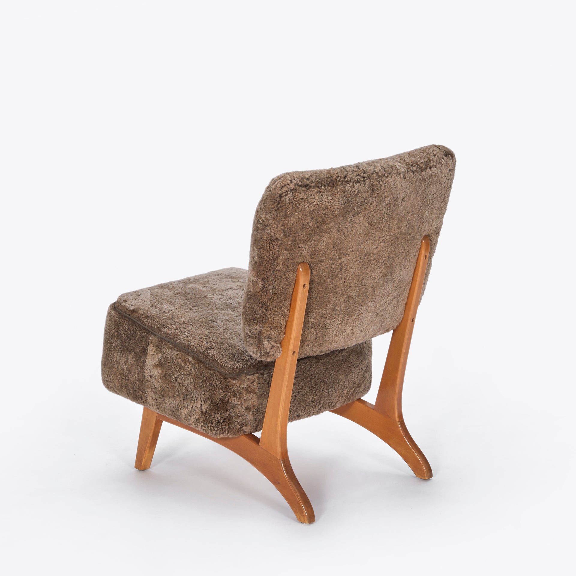 Oiva_Parviainen_Small_Lounge_Chair_in_Curly_Shearling