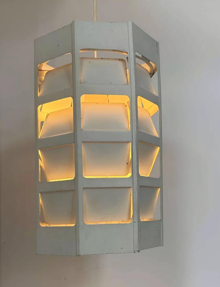 Large_Poul_Gernes_for_Louis_Poulsen_White_Pendant_Light,_Denmark,_1960s