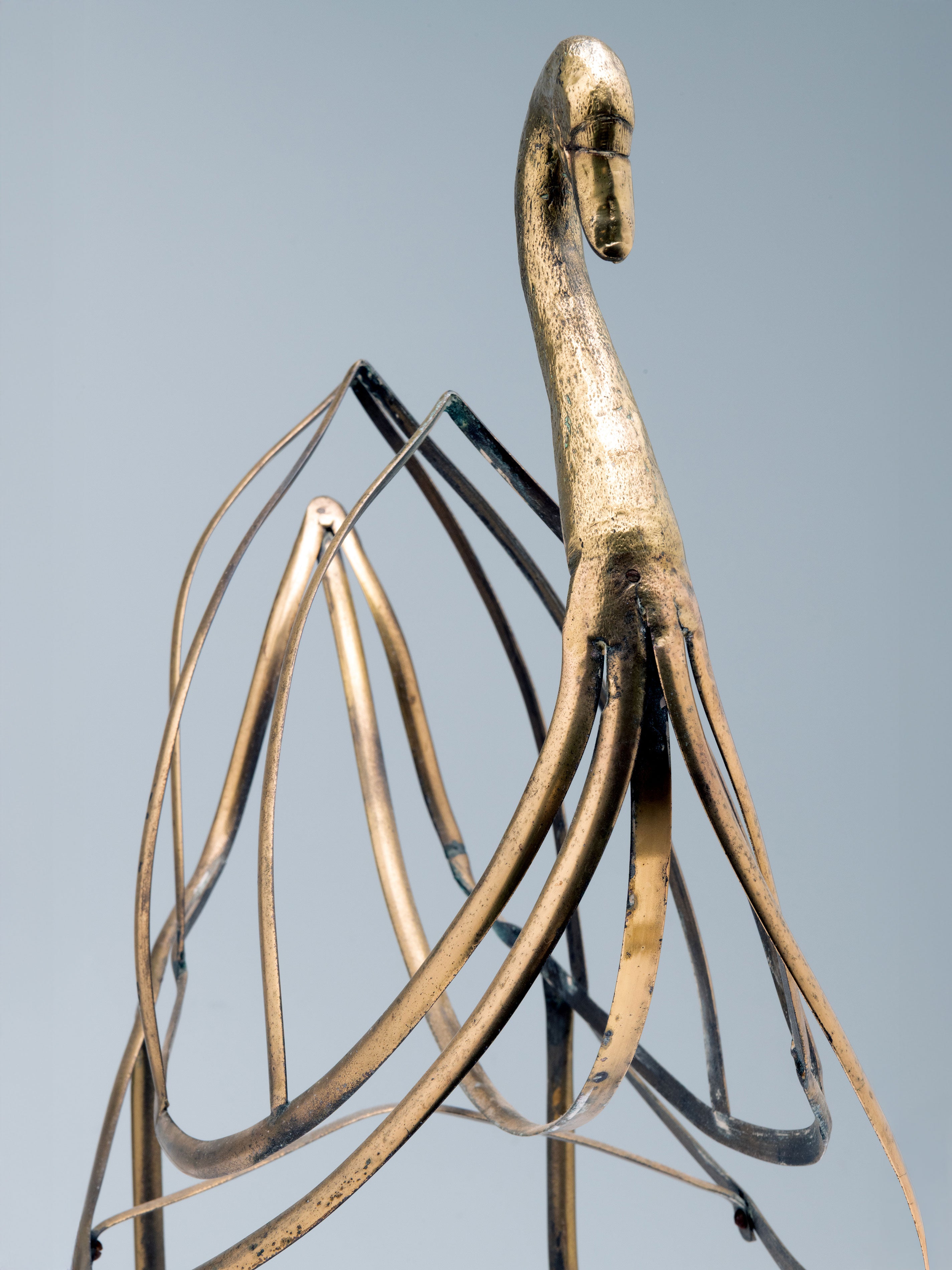 Swan_Magazine_Rack_Maison_Jansen_Brass_1950s_France