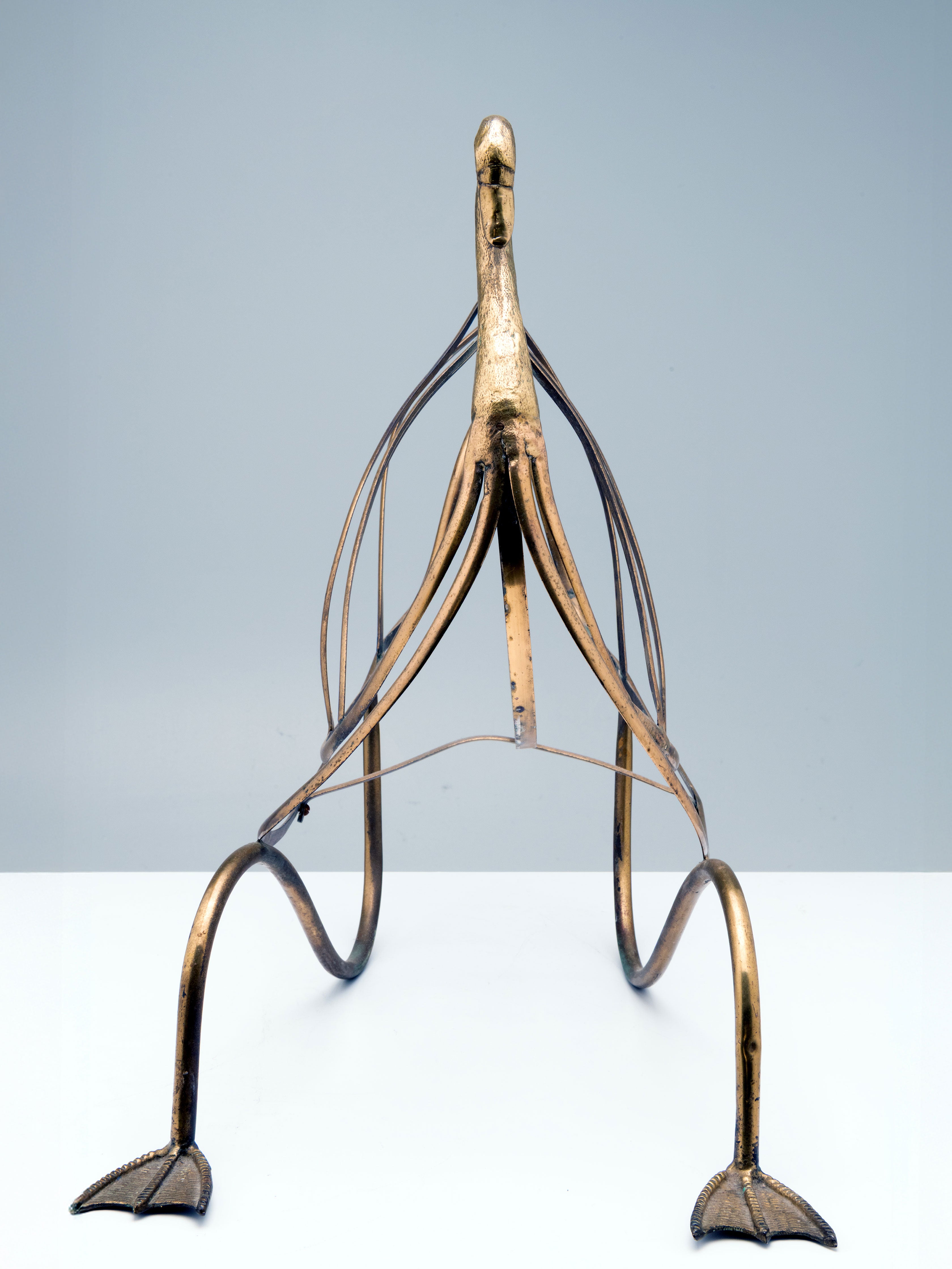 Swan_Magazine_Rack_Maison_Jansen_Brass_1950s_France