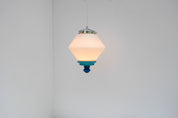 Swedish_Art_Deco_Milk_Glass_Pendant_Lamp_with_Blue_Accents,_1930s