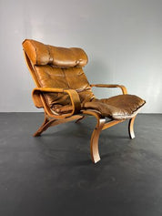 Swedish_Brazilia_Lounge_Chair_in_Leather_and_Bentwood_by_Jan_Bengstsson_for_Scapa_Industri_Ab,_1970s