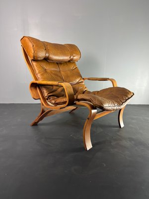 Swedish_Brazilia_Lounge_Chair_in_Leather_and_Bentwood_by_Jan_Bengstsson_for_Scapa_Industri_Ab,_1970s