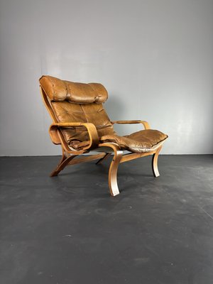 Swedish_Brazilia_Lounge_Chair_in_Leather_and_Bentwood_by_Jan_Bengstsson_for_Scapa_Industri_Ab,_1970s