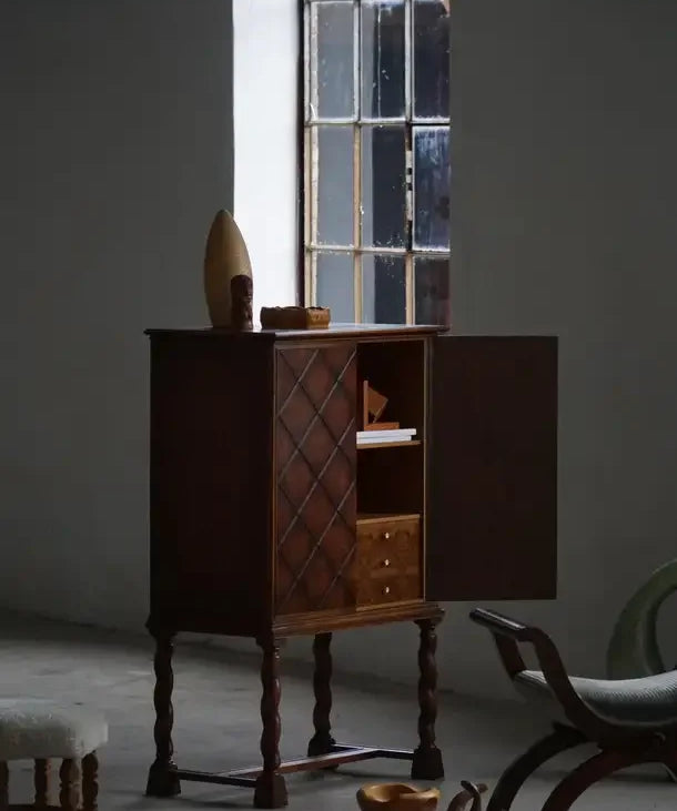Swedish_Grace_Geometric_Oak_Cabinet_by_Thysells_Möbler,_Art_Deco_Storage_Cabinet,_1940s