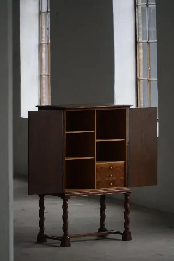 Swedish_Grace_Geometric_Oak_Cabinet_by_Thysells_Möbler,_Art_Deco_Storage_Cabinet,_1940s