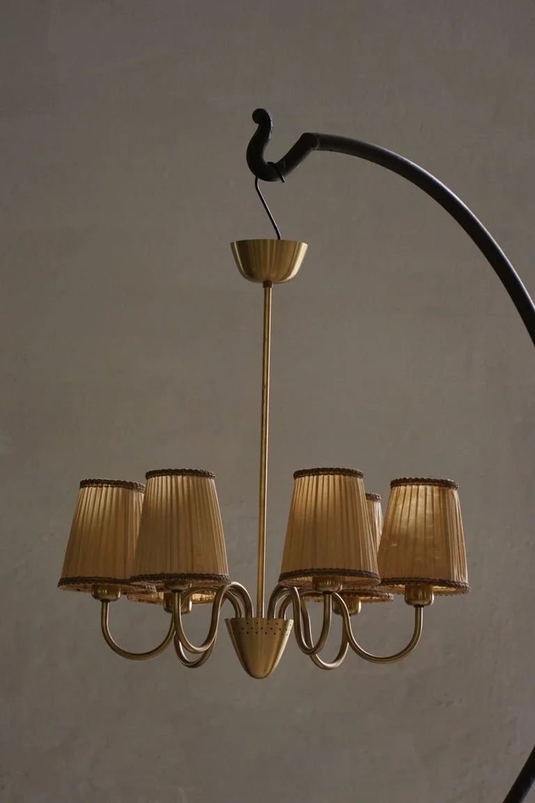 Swedish_Mid_Century_Modern,_5_Arm_Chandelier,_Attr._Hans_Bergström,_1950s
